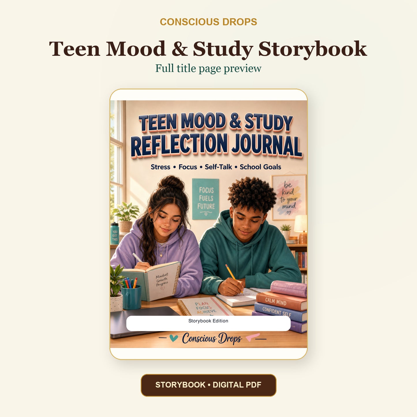 Teen Mood & Study Reflection Storybook