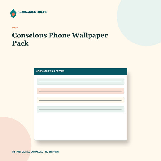 Conscious Handy-Hintergrundbild-Paket