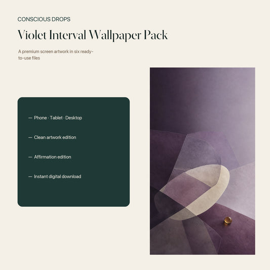 Violet Interval Premium Hintergrundbilder-Pack – Telefon, Tablet & Desktop