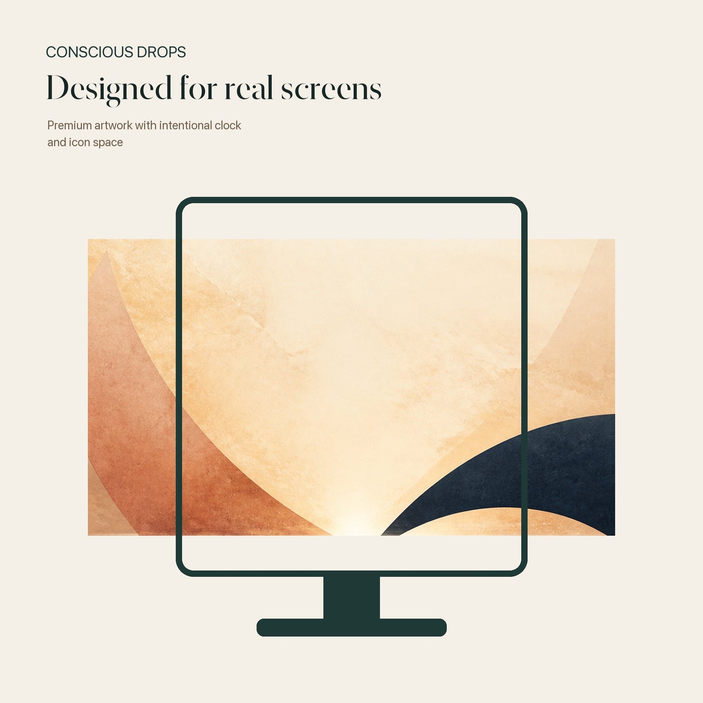 The Conscious Wallpaper Collection — 18 Premium Screen Backgrounds