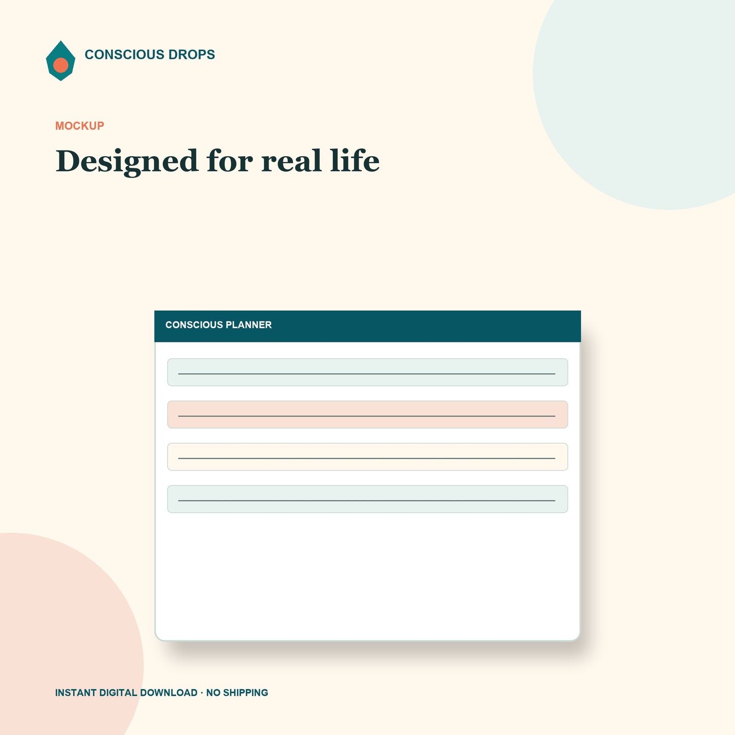 Premium Conscious Planner