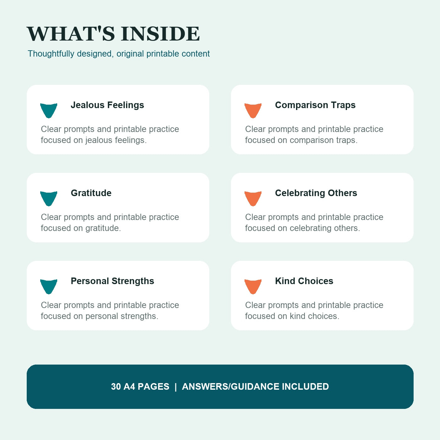 Dealing With Jealousy Activity Book for Kids