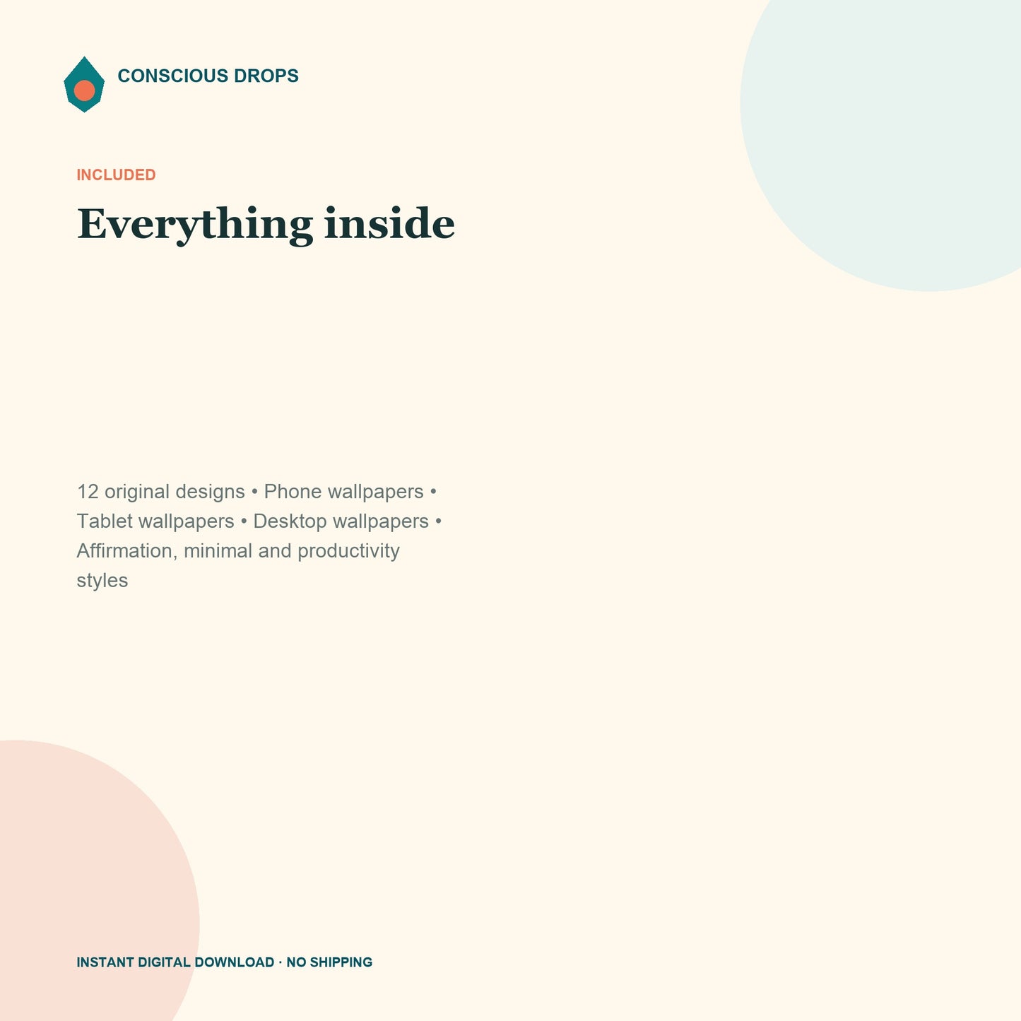 Conscious Handy-Hintergrundbild-Paket