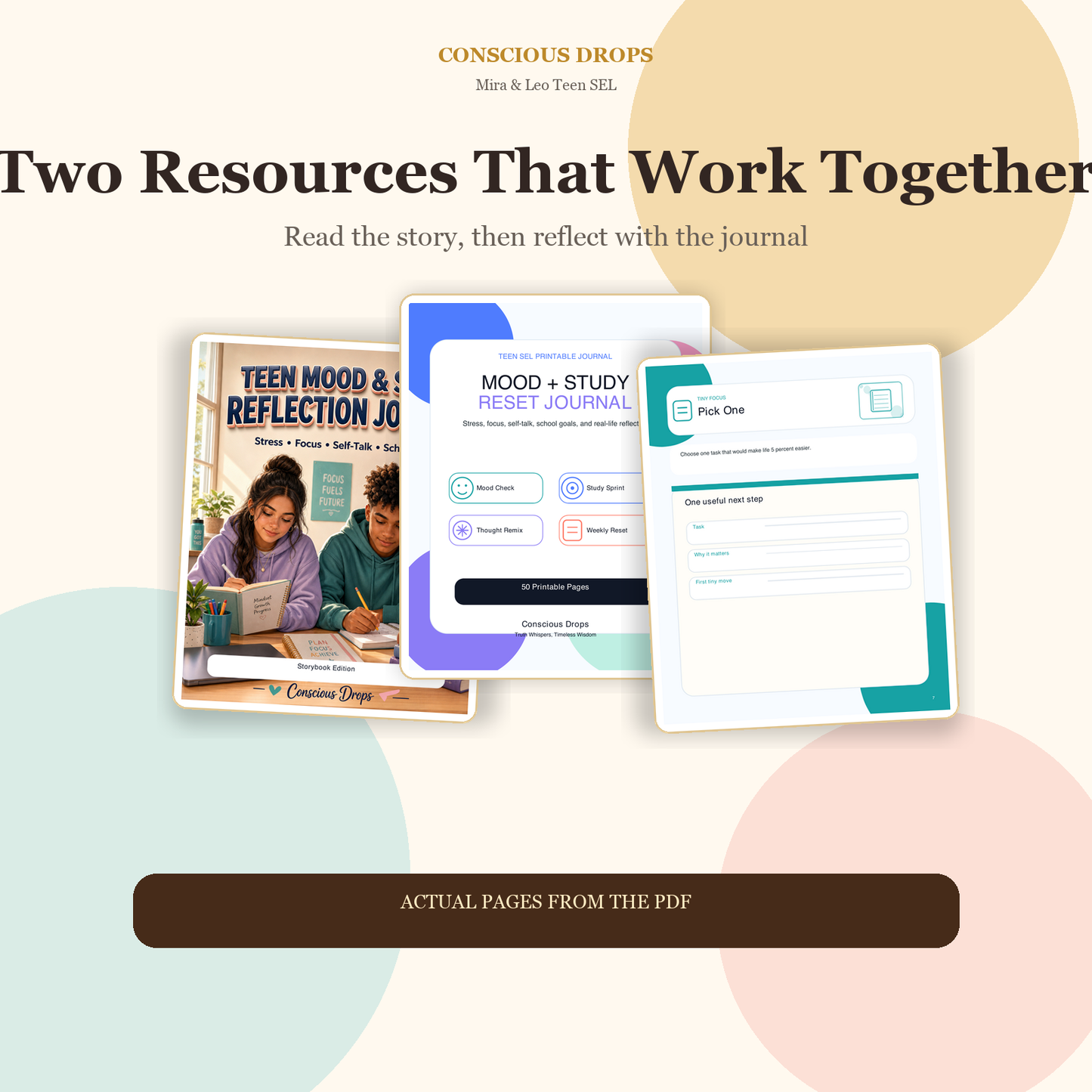 Teen Mood & Study Reflection Bundle
