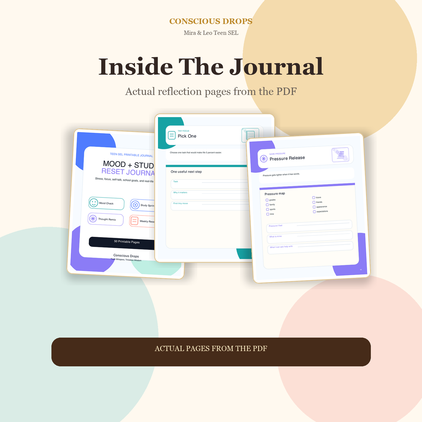 Teen Mood & Study Reflection Journal