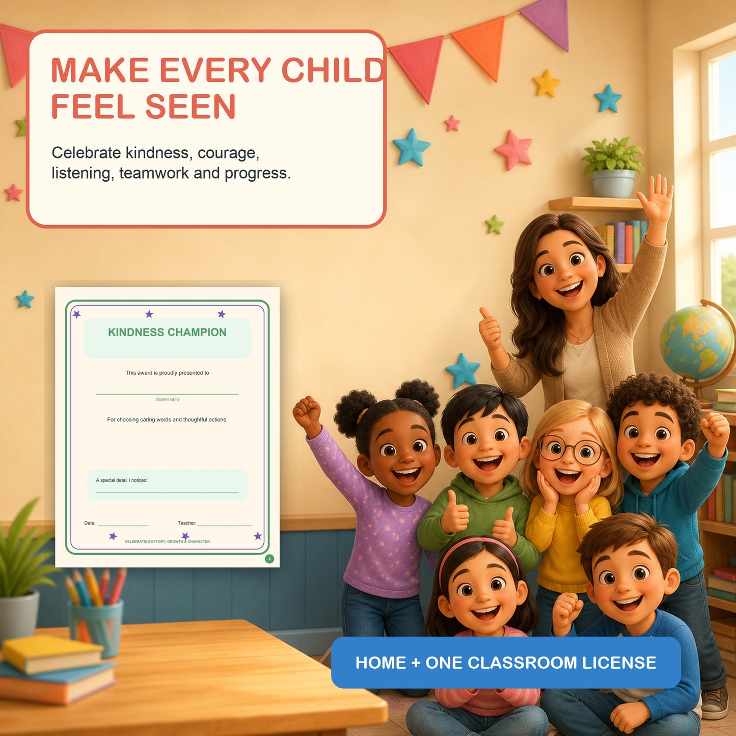 Classroom Celebration Awards - 40 Printable Kids Certificates