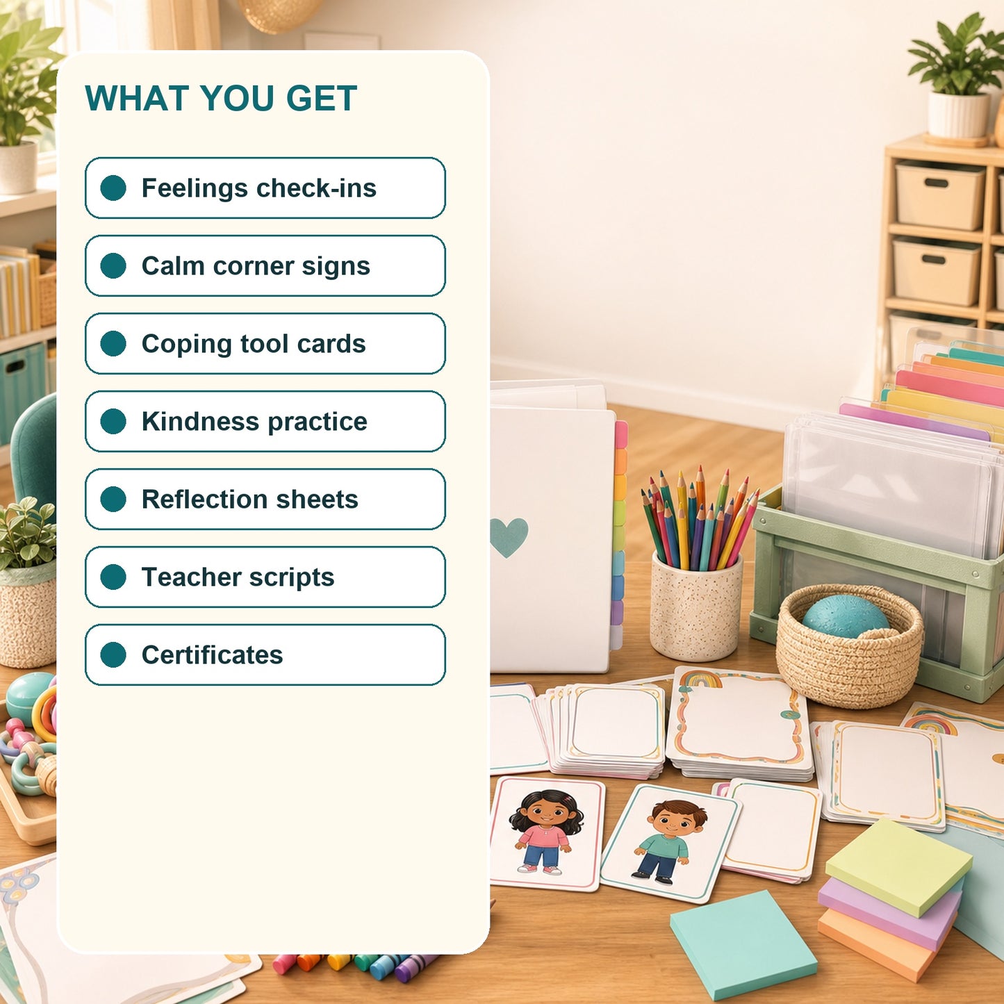 Teacher SEL Starter Bundle Collection - Mini Pack + Starter Kit + Premium Toolkit
