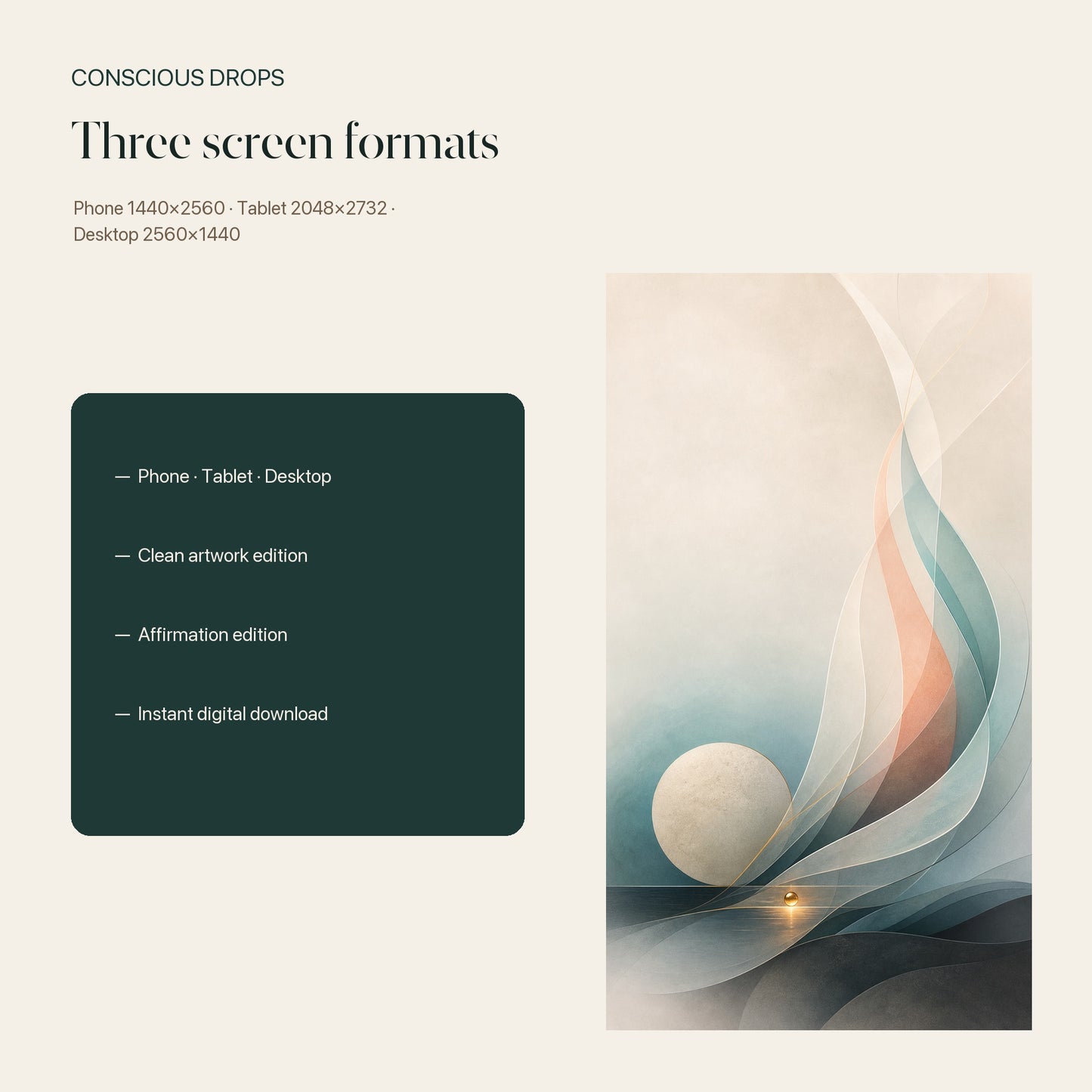 Soft Momentum Premium Wallpaper Pack — Phone, Tablet & Desktop