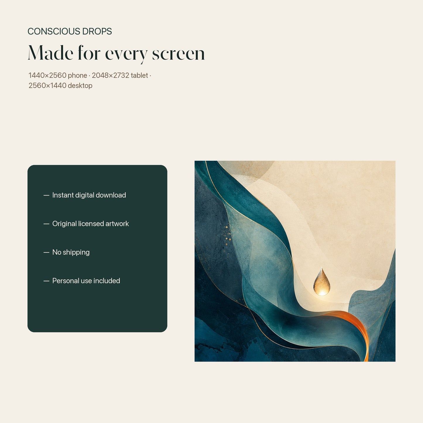 The Conscious Wallpaper Collection — 18 Premium Screen Backgrounds