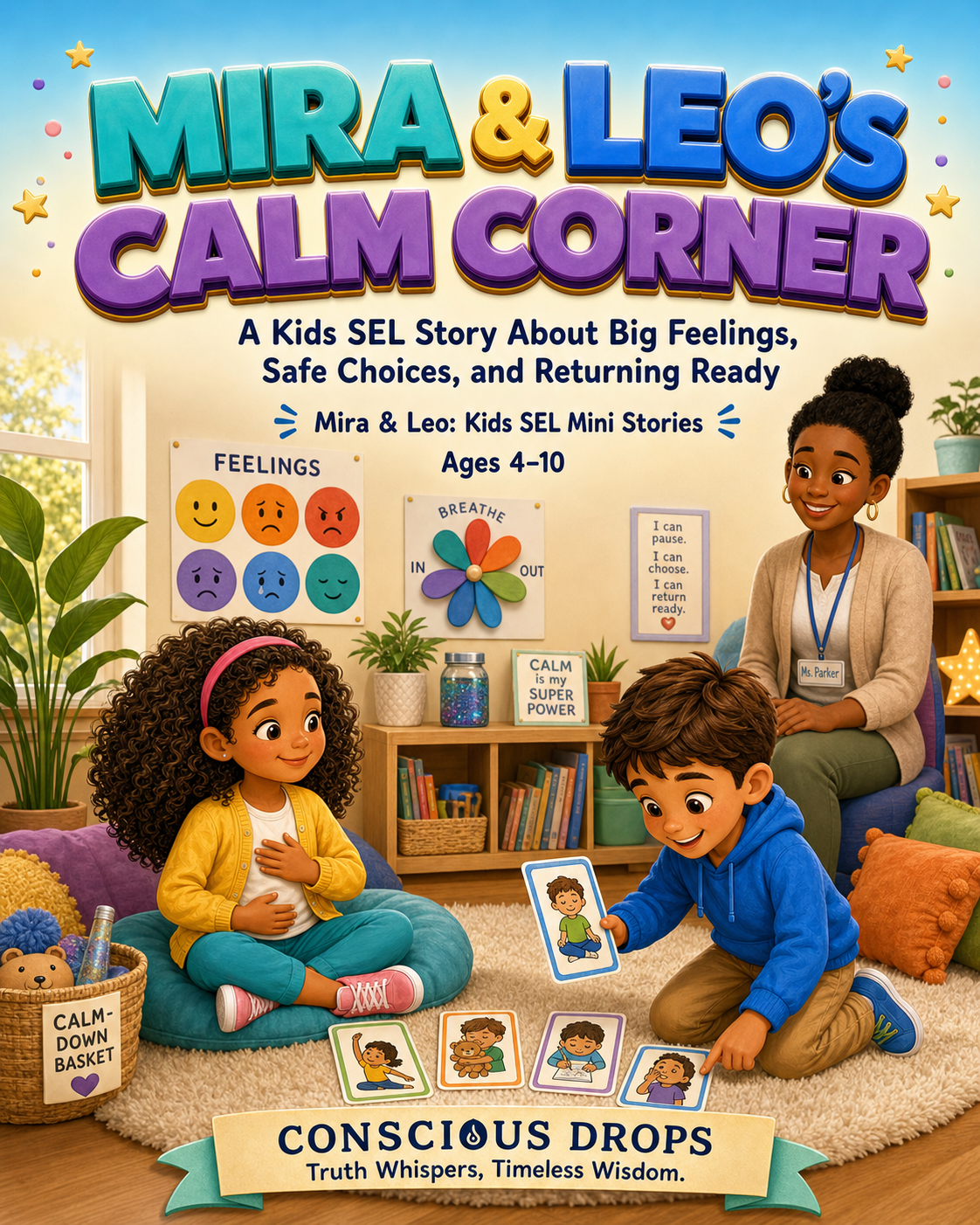 Mira & Leo’s Calm Corner – A Kids SEL Story About Big Feelings and Safe Choices