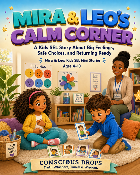 Mira & Leo’s Calm Corner – A Kids SEL Story About Big Feelings and Safe Choices