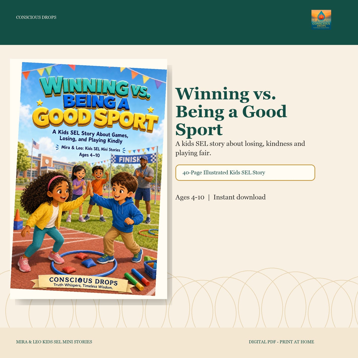 Winning vs. Being a Good Sport — Kids SEL Storybook