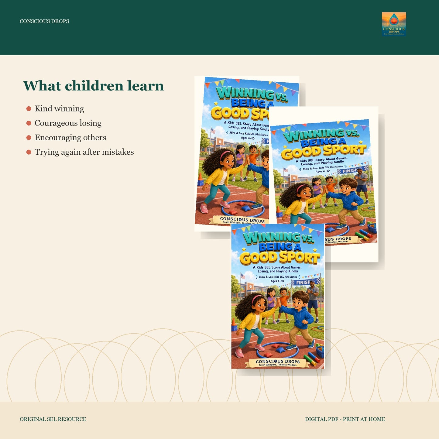 Winning vs. Being a Good Sport — Kids SEL Storybook