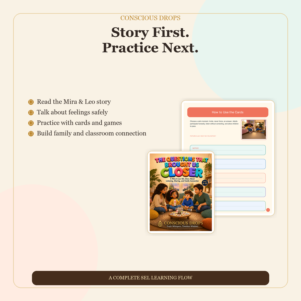 The Parent-Child Connection Bundle — Illustrated SEL Storybook + 40-Page Conversation Activity Book