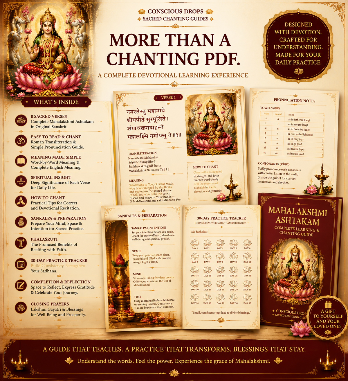 Mahalakshmi Ashtakam - Complete Learning & Chanting Guide PDF