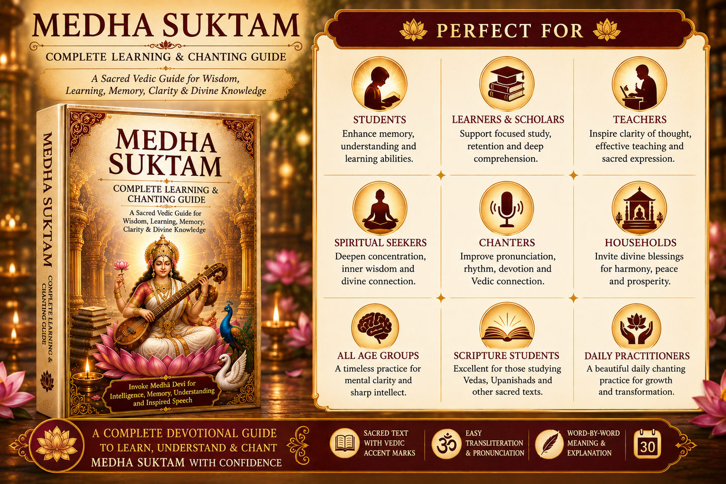 Medha Suktam — Complete Learning & Chanting Guide || A Sacred Vedic Guide for Wisdom, Learning, Memory, Clarity & Divine Knowledge