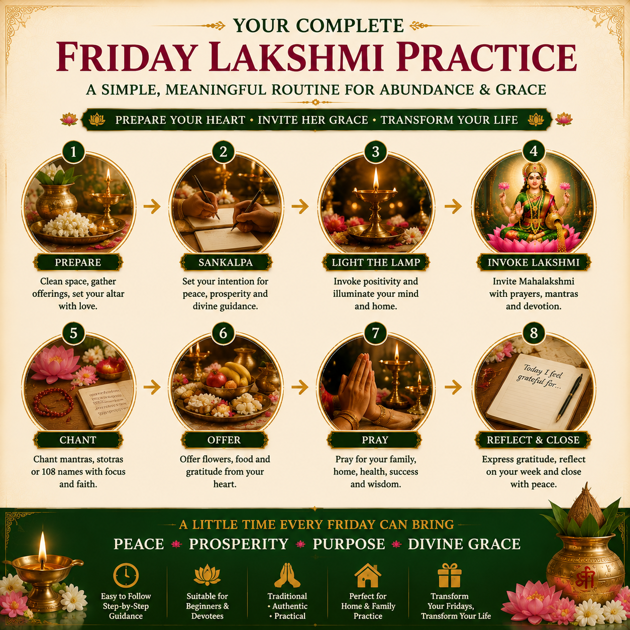 Friday Lakshmi Practice - Complete Learning & Chanting Guide PDF