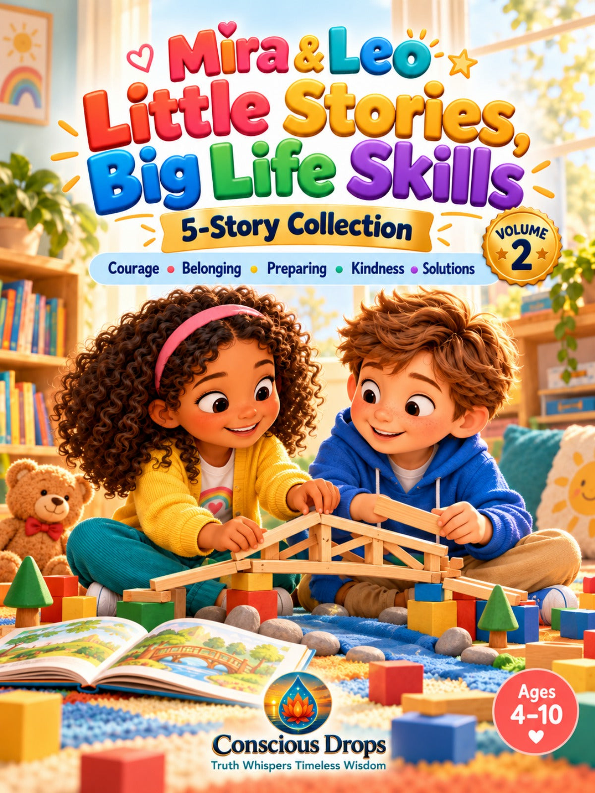 Mira and Leo Little Stories Big Life Skills Volume 2 front cover