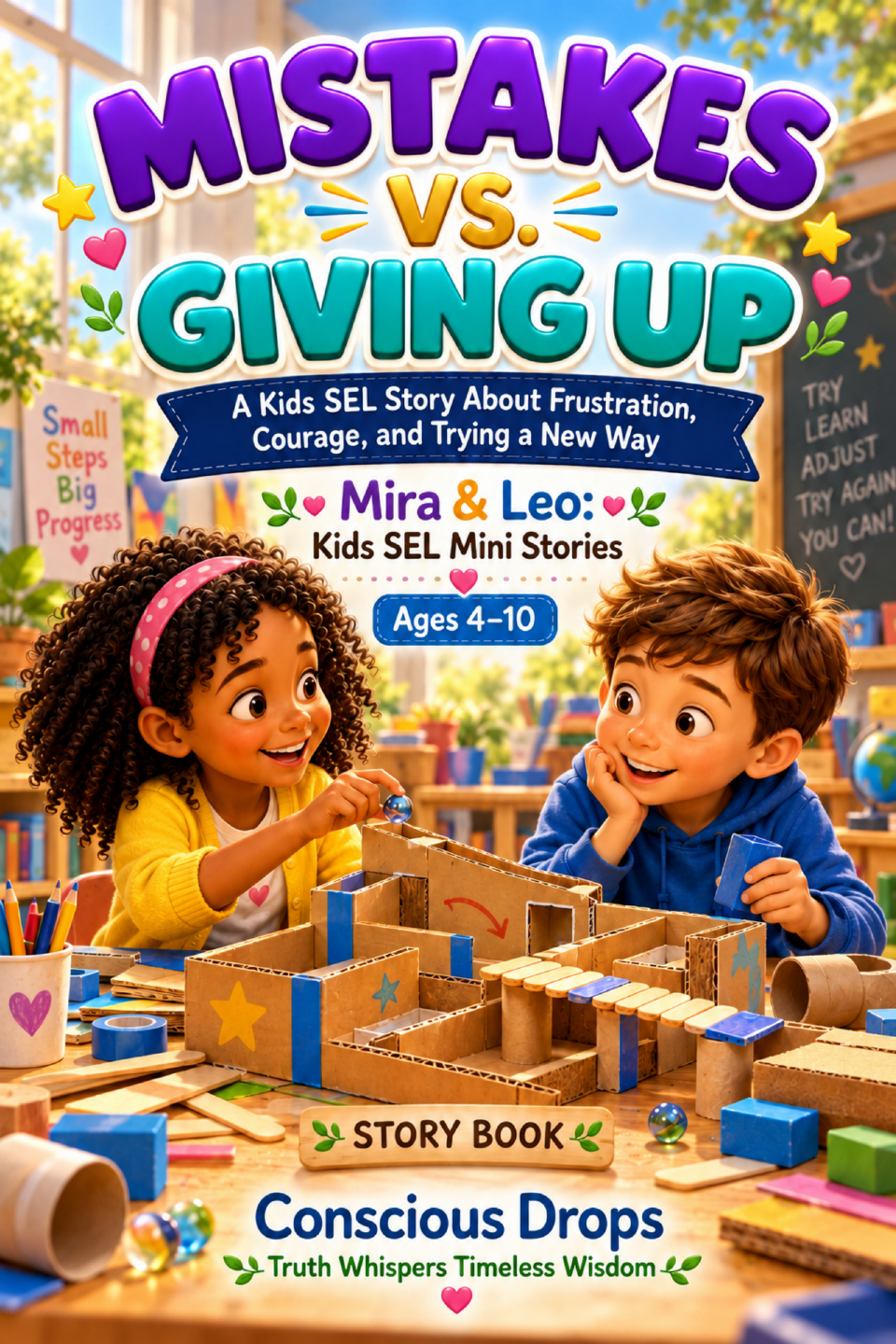 Mistakes vs. Giving Up | Kids SEL Story PDF