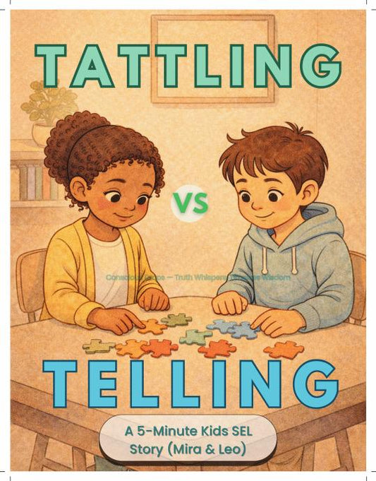 Petzen vs. Melden – Eine kleine Geschichte zum Sozial-emotionalen Lernen für Kinder von 4-10 Jahren