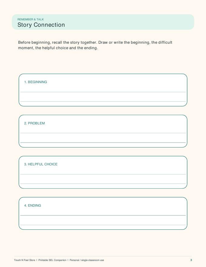 Screen Time Transitions - 50-Page SEL Activity Book Ages 4-10