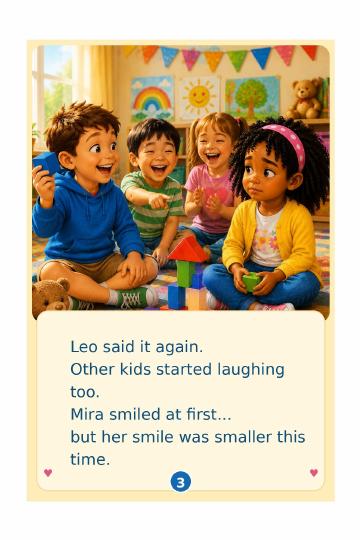 からかいとジョークの違い - 40ページの子ども向けSELストーリー対象年齢4～10歳