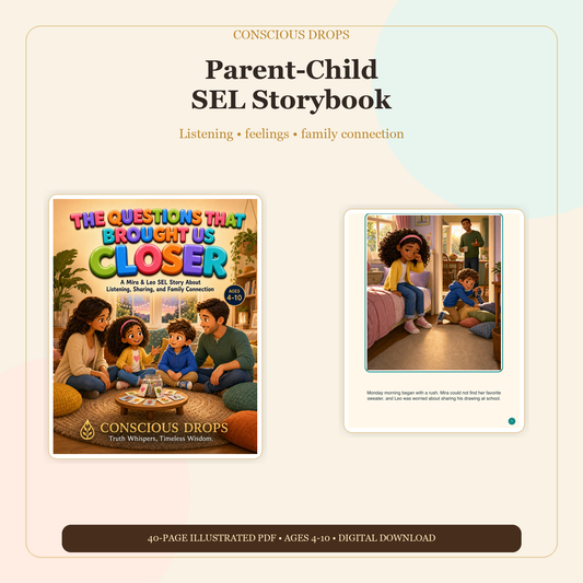 The Questions That Brought Us Closer — A Parent-Child SEL Story About Listening, Feelings, and Family Connection