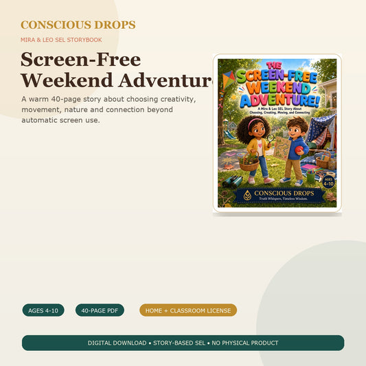 The Screen-Free Weekend Adventure — 40-Page Kids SEL Storybook